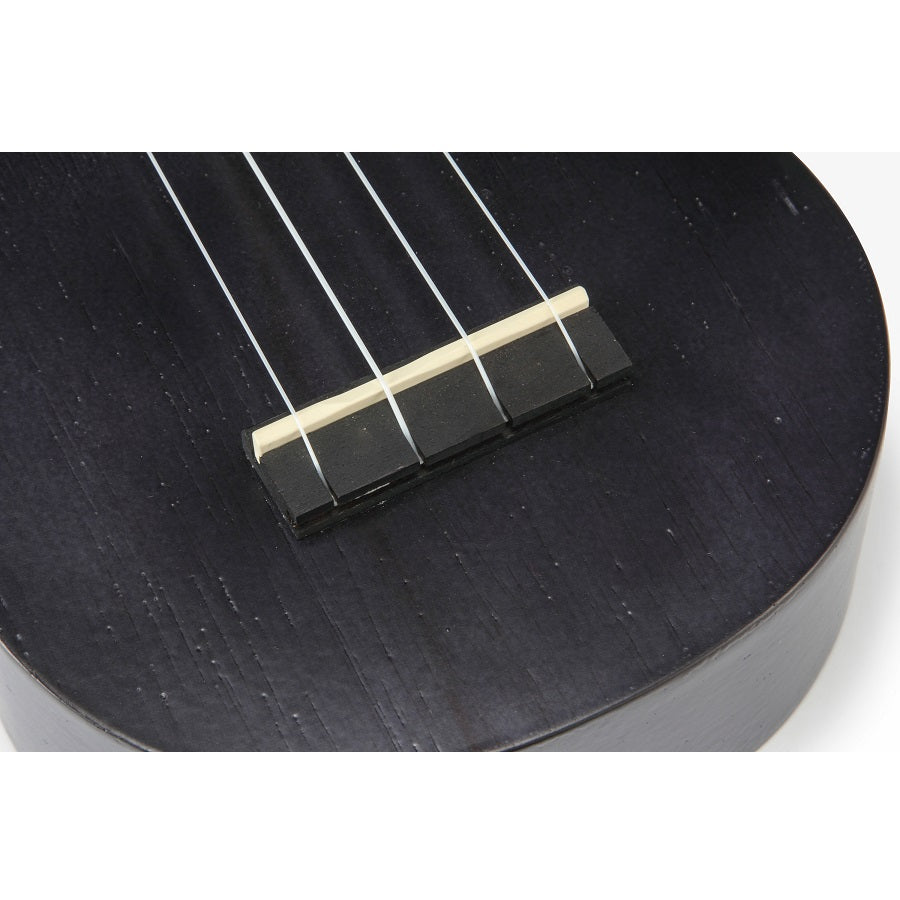 Mahalo MK1PWTBK – Set ukulele sopran Kahiko Plus Series, negru transparent, cu husă