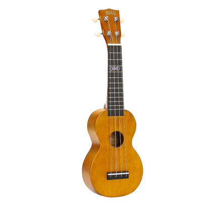 Mahalo MK1PWTBR – Set ukulele sopran Kahiko Plus Series, maro transparent, cu husă