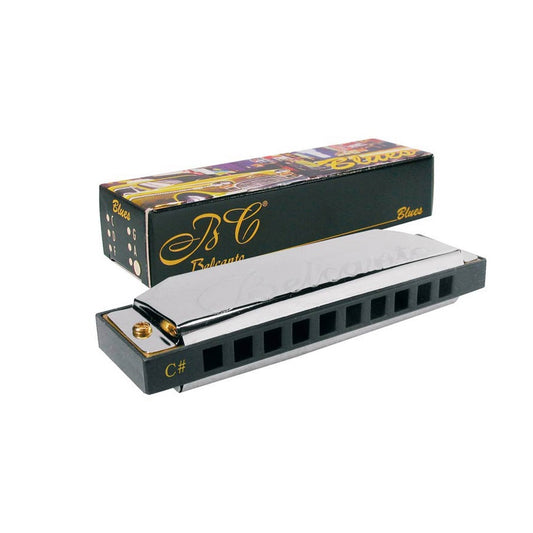 Belcanto HRM20C♯ Muzicuță Blues Harp, Tonalitate C♯ (Do diez), 20 lamele, corp ABS
