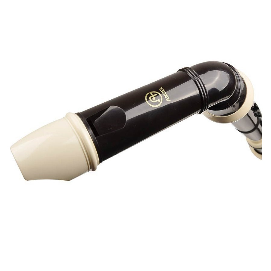 Angel AWRBNB Flaut bass, sistem baroc, FA, 3 piese, finisaj negru-fildes
