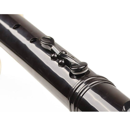 Angel AWRBNB Flaut bass, sistem baroc, FA, 3 piese, finisaj negru-fildes