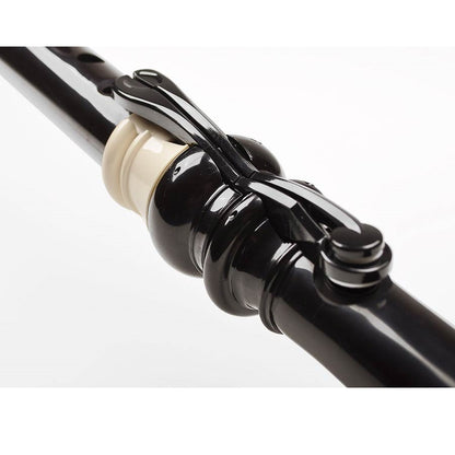Angel AWRBNB Flaut bass, sistem baroc, FA, 3 piese, finisaj negru-fildes
