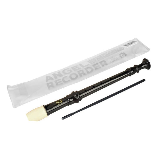 Angel ASRG220 Flaut sopran, sistem german, DO, 2 piese, finisaj negru-fildes
