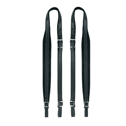 Boston 45XCV Set curele acordeon 120 bași, 102–107 × 4,5 cm, piele, negru