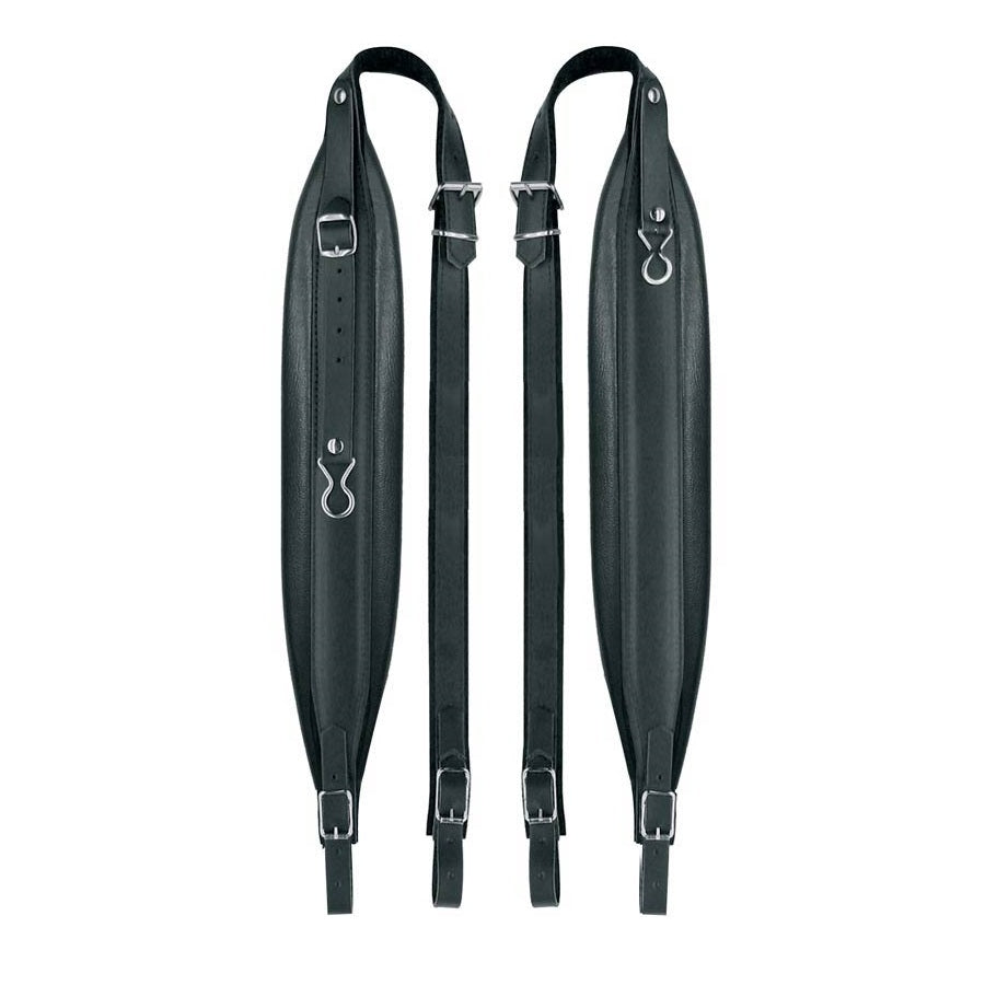 Boston 80XCS Set curele acordeon 120 bași, 109–114 × 8 cm, piele, negru