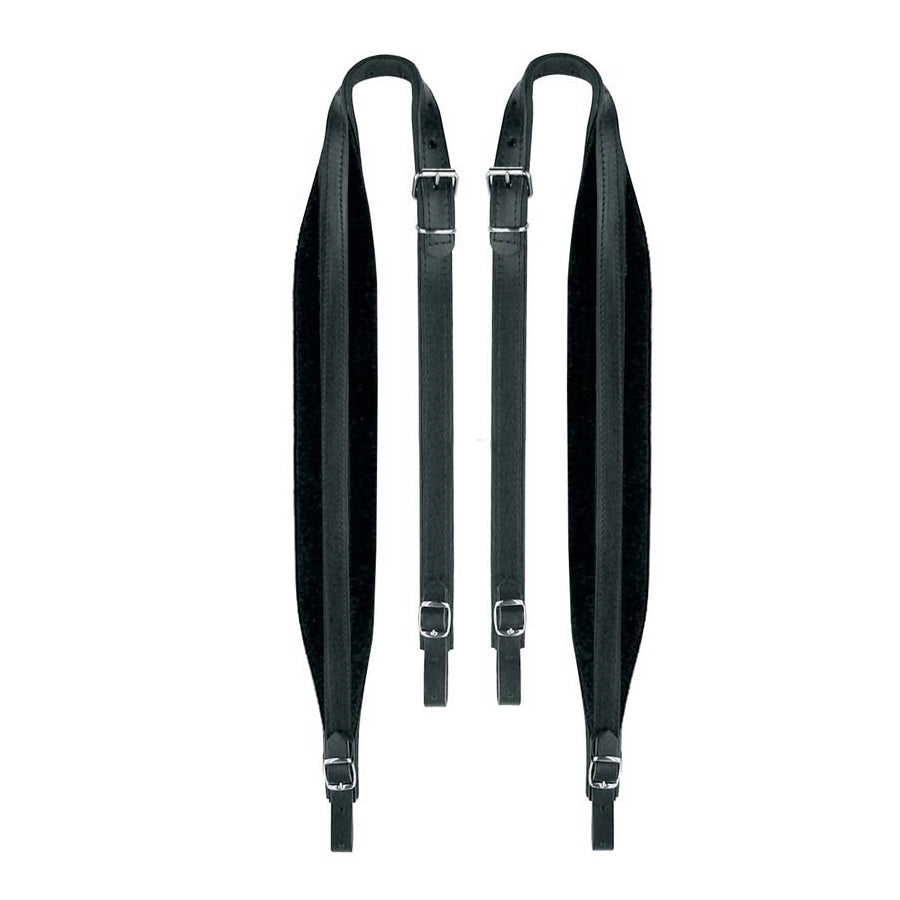 Boston 60LLV – Set 2 curele pentru acordeon, 80–96 bași, piele naturală, căptușeală catifea