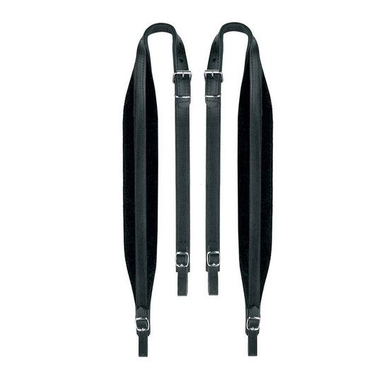 Boston 60LLV – Set 2 curele pentru acordeon, 80–96 bași, piele naturală, căptușeală catifea