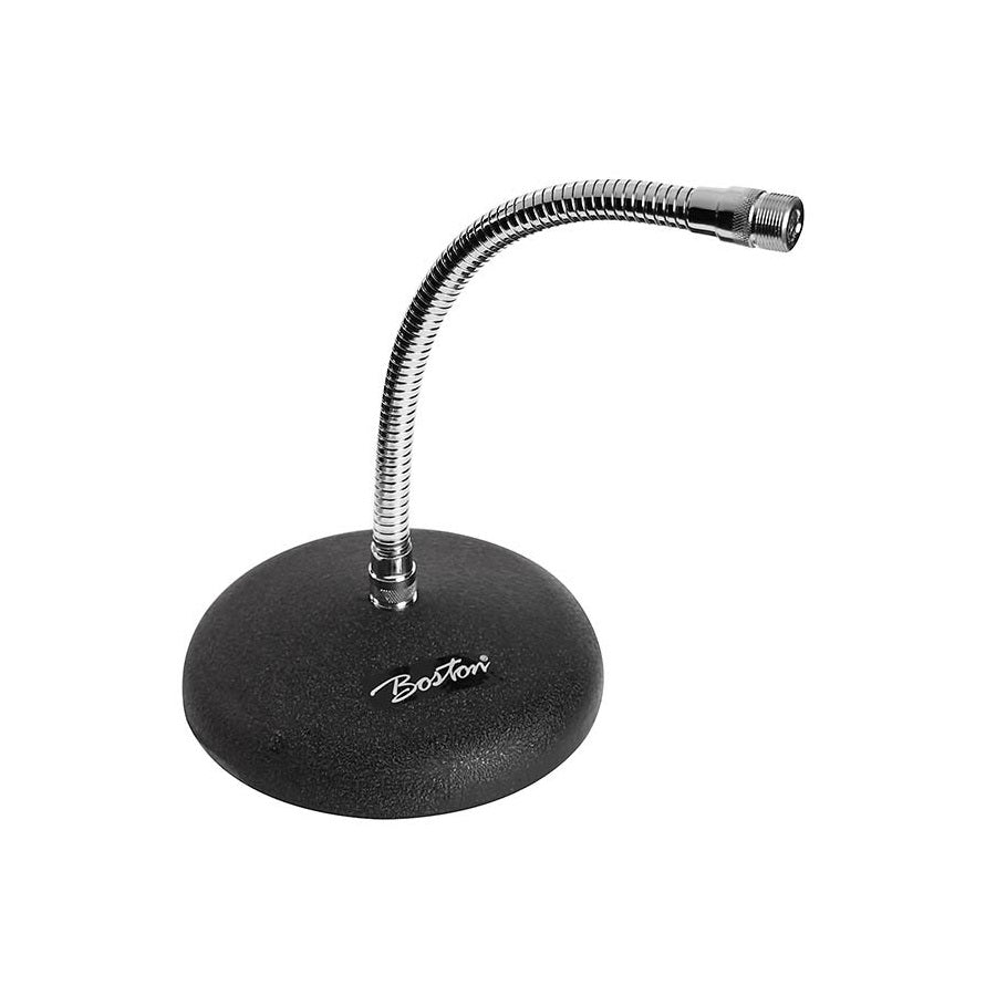 Boston DST120 Stativ de microfon birou, cu bază rotundă și gât flexibil 24 cm