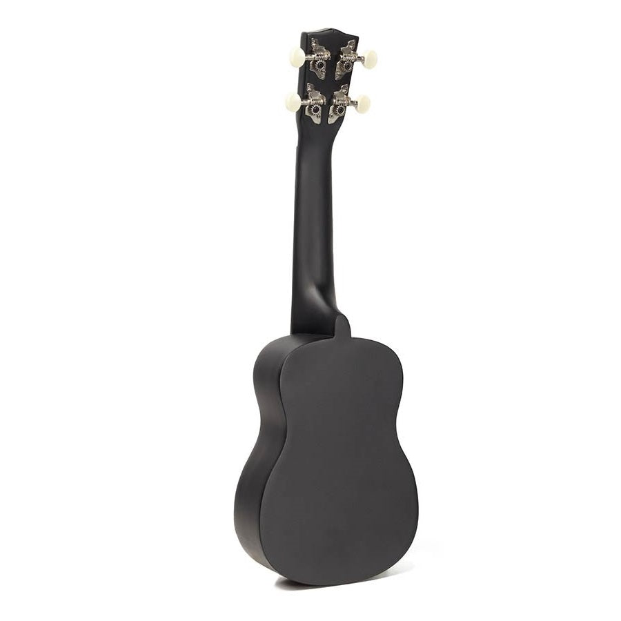 Korala UKS15BK – Set ukulele sopran, 3 pene, negru mat (fără husă)