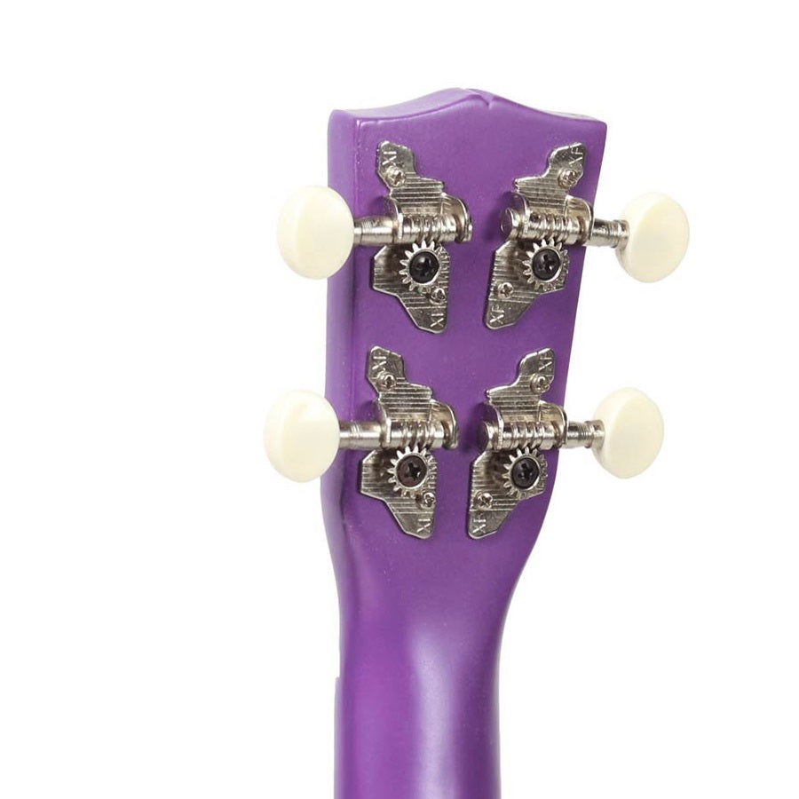 Korala UKS15PU – Set ukulele sopran, 3 pene, mov mat (fără husă)