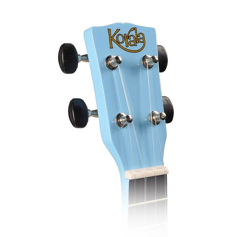 Korala UKS30LBU – Set ukulele sopran, 4 corzi, cu husă