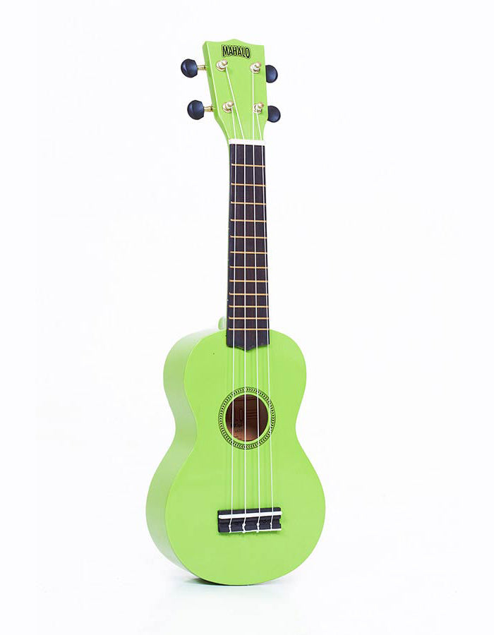 Mahalo MR1GN – Set ukulele sopran Rainbow Series, verde, cu husă