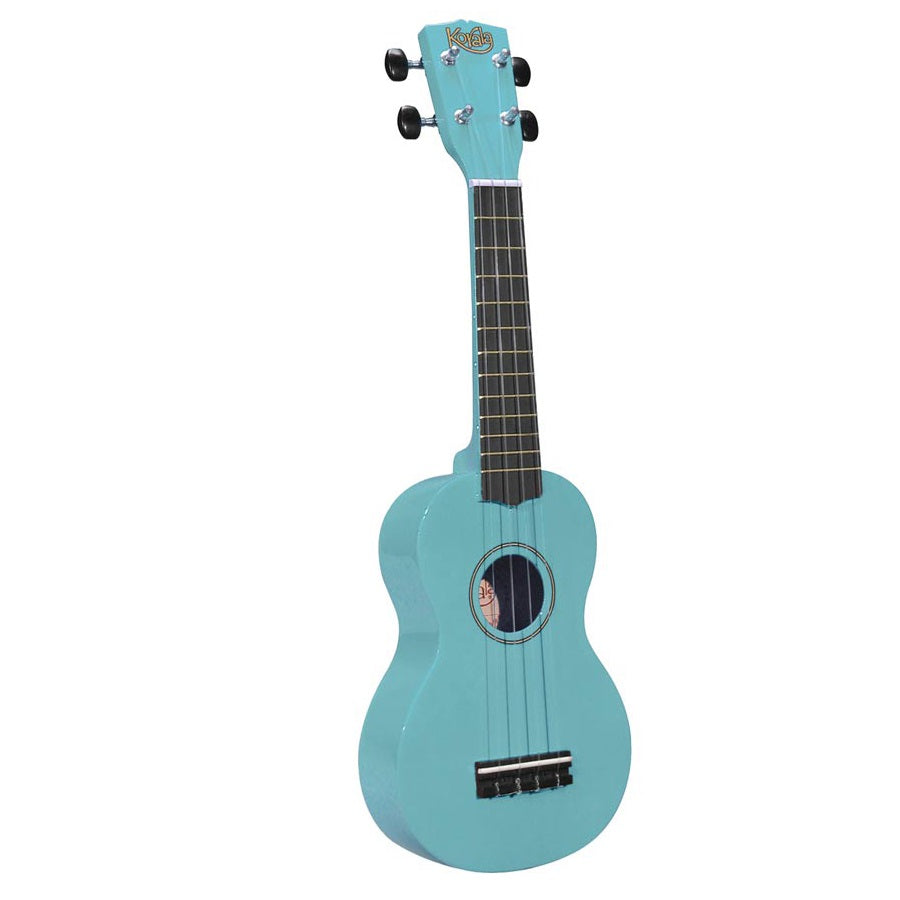 Korala UKS30LBU – Set ukulele sopran, 4 corzi, cu husă