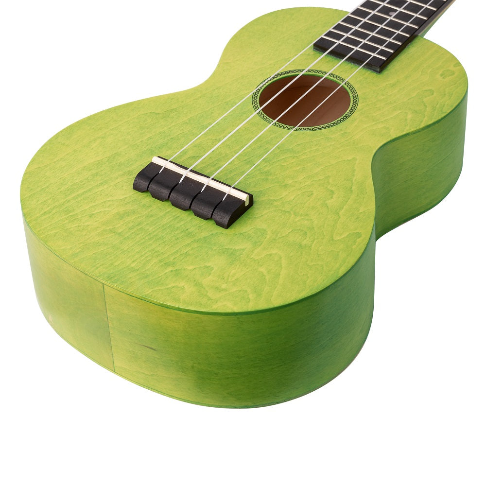 Mahalo ML2SG – Set ukulele concert, seria Island, finisaj verde Sea Green, cu husă și 3 pene