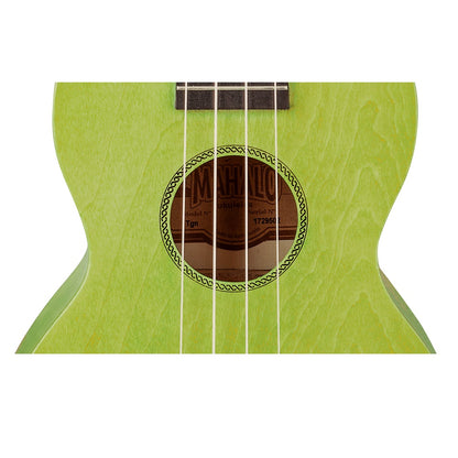Mahalo ML2SG – Set ukulele concert, seria Island, finisaj verde Sea Green, cu husă și 3 pene