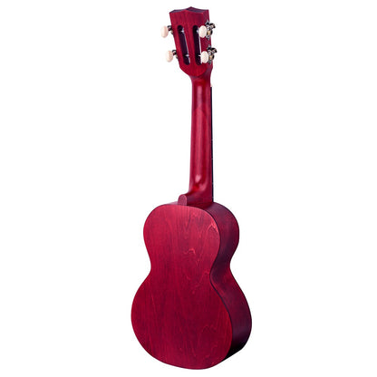 Mahalo ML2CR – Set ukulele concert, finisaj roșu Cherry Red, 3 pene, cu husă