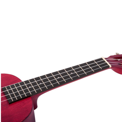Mahalo ML2CR – Set ukulele concert, finisaj roșu Cherry Red, 3 pene, cu husă