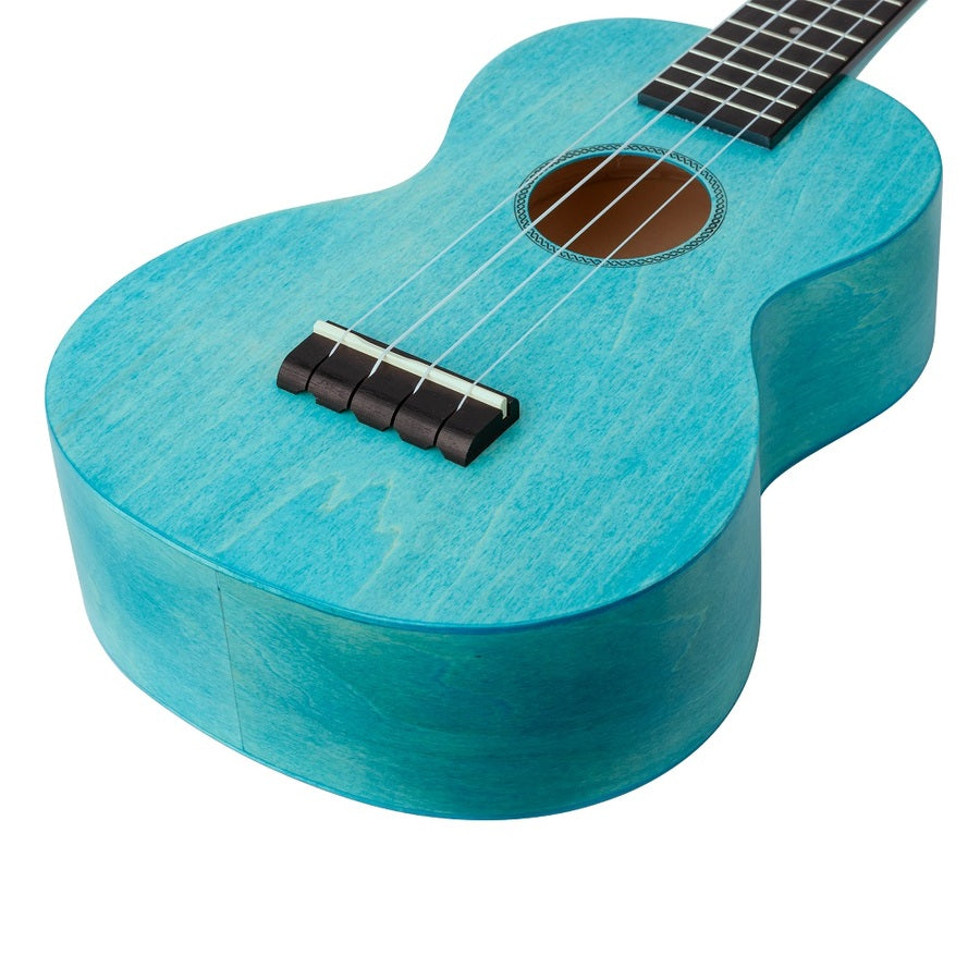Mahalo ML2AB Ukulele concert, albastru deschis mat, husă