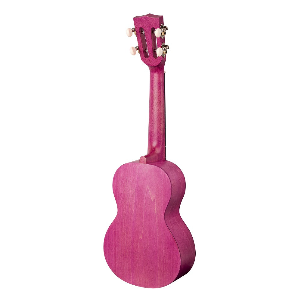Mahalo ML2BC – Set ukulele concert, finisaj mov Berry Crush, 3 pene, cu husă