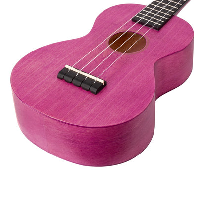 Mahalo ML2BC – Set ukulele concert, finisaj mov Berry Crush, 3 pene, cu husă