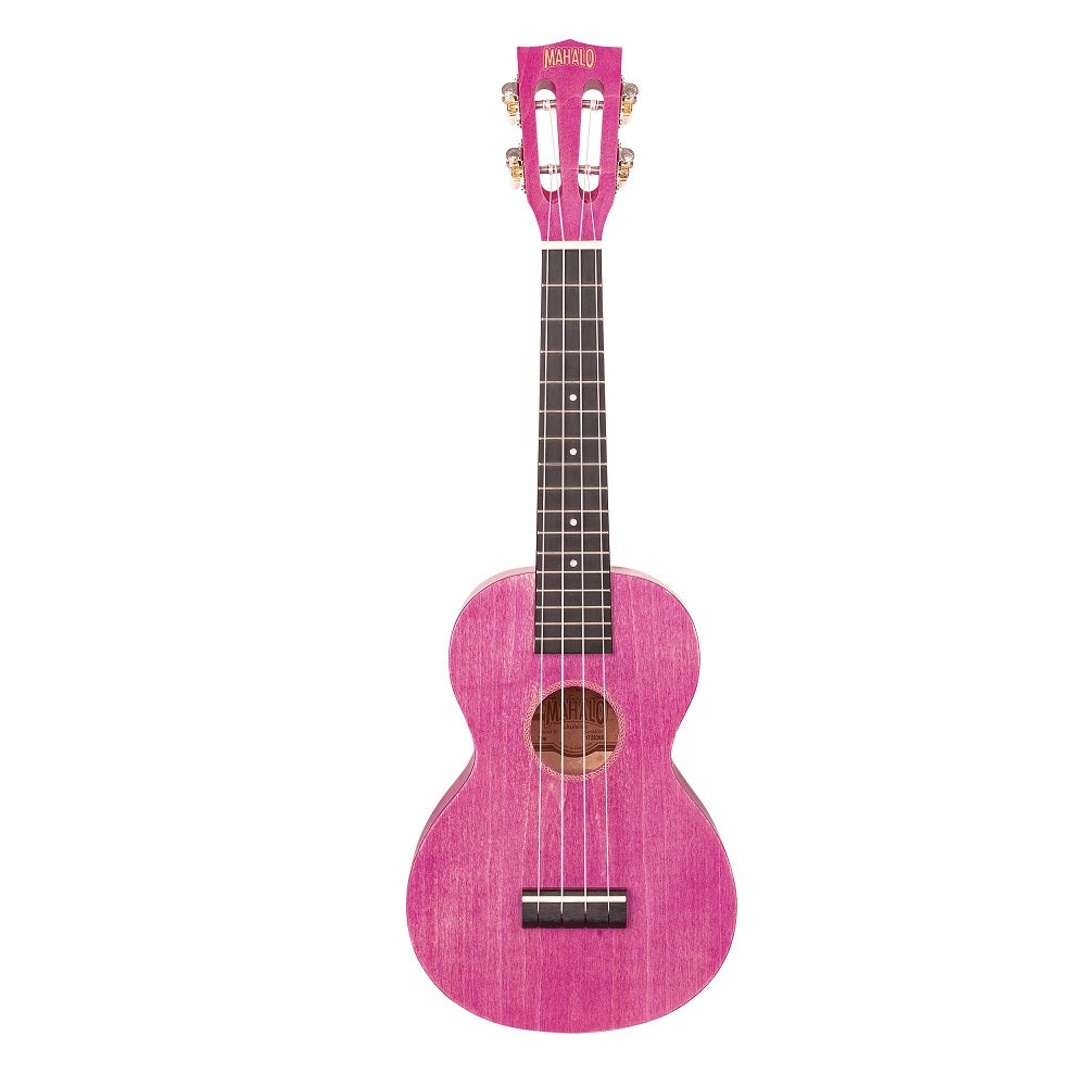 Mahalo ML2BC – Set ukulele concert, finisaj mov Berry Crush, 3 pene, cu husă