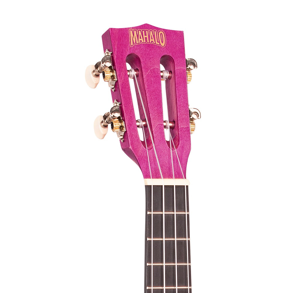 Mahalo ML2BC – Set ukulele concert, finisaj mov Berry Crush, 3 pene, cu husă