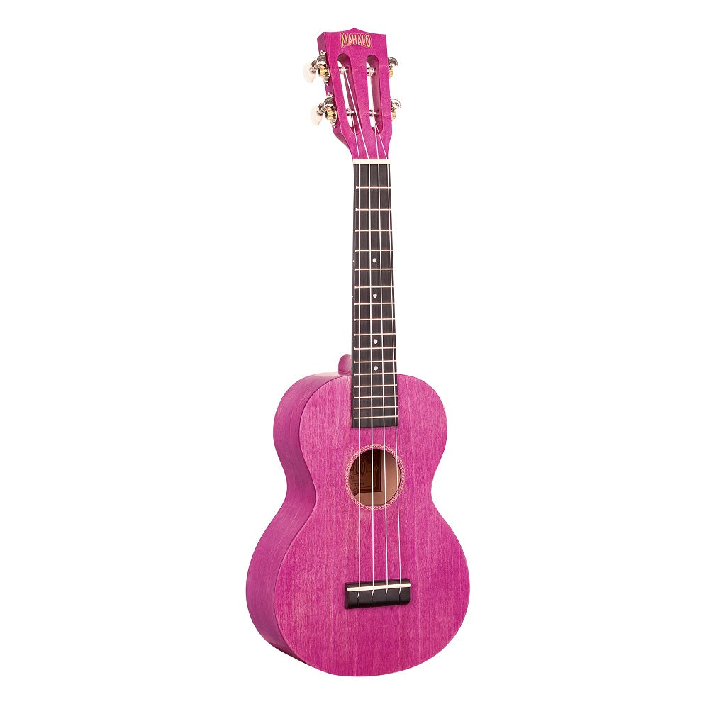 Mahalo ML2BC – Set ukulele concert, finisaj mov Berry Crush, 3 pene, cu husă