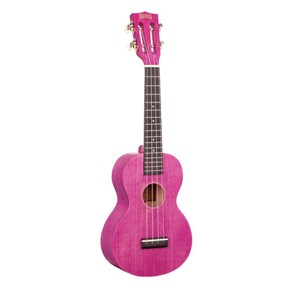 Mahalo ML2BC – Set ukulele concert, finisaj mov Berry Crush, 3 pene, cu husă