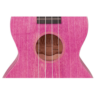 Mahalo ML2BC – Set ukulele concert, finisaj mov Berry Crush, 3 pene, cu husă