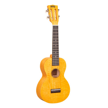Mahalo ML2SF – Set ukulele concert, finisaj galben Sunflower, 3 pene, cu husă