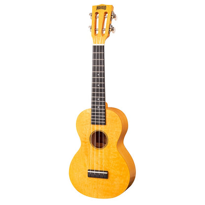 Mahalo ML2SF – Set ukulele concert, finisaj galben Sunflower, 3 pene, cu husă