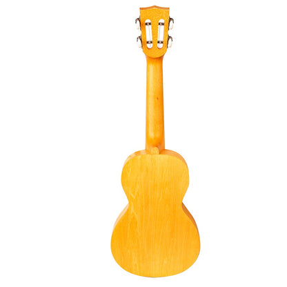 Mahalo ML2SF – Set ukulele concert, finisaj galben Sunflower, 3 pene, cu husă