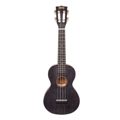 Mahalo ML2SH – Set ukulele concert, finisaj negru Smoke Haze, 3 pene, cu husă
