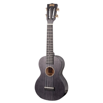 Mahalo ML2SH – Set ukulele concert, finisaj negru Smoke Haze, 3 pene, cu husă