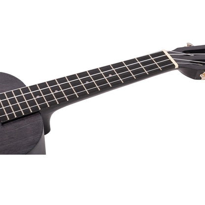 Mahalo ML2SH – Set ukulele concert, finisaj negru Smoke Haze, 3 pene, cu husă