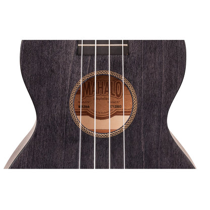 Mahalo ML2SH – Set ukulele concert, finisaj negru Smoke Haze, 3 pene, cu husă