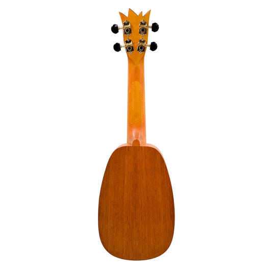 Mahalo ME1P – Ukulele sopran, finisaj natur, model ananas, cu husă și 3 pene