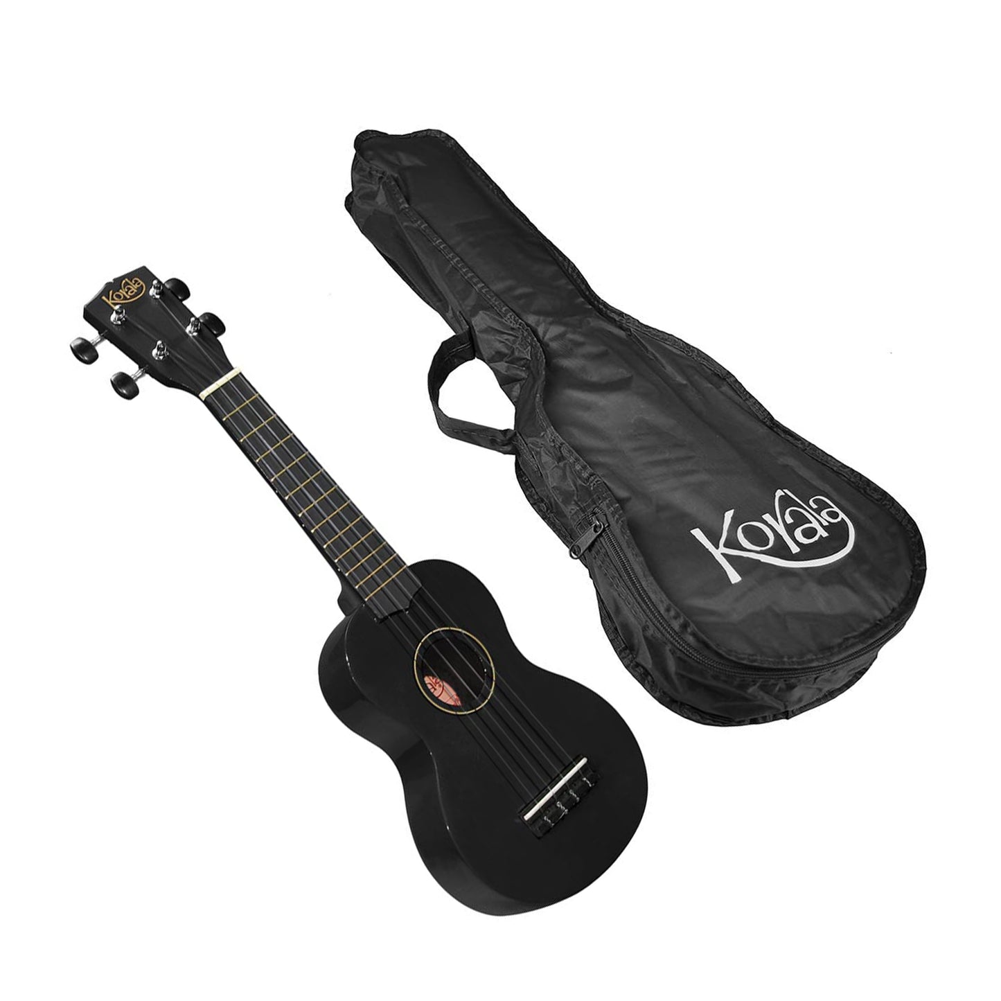 Korala UKS30BK – Set ukulele sopran, 4 corzi, cu husă
