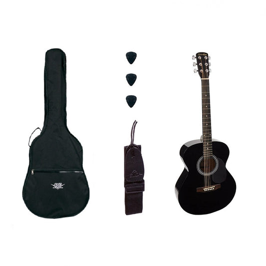 Nashville GSA60BKBasic1 Set chitară acustică auditorium, negru