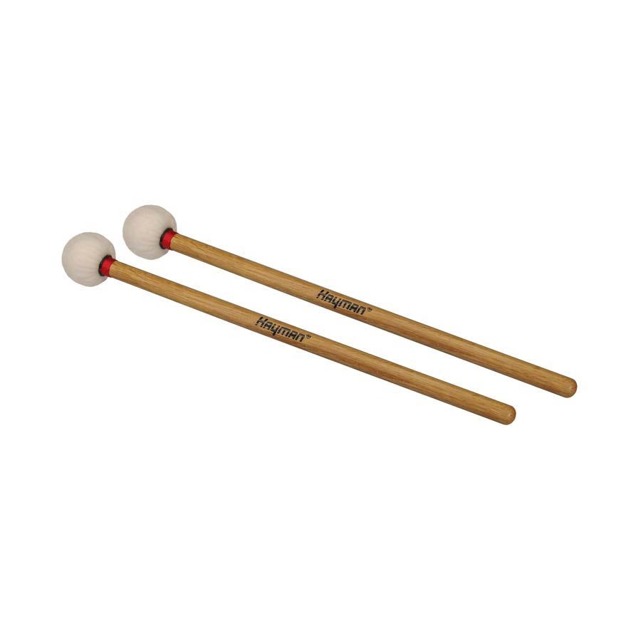 Hayman TM211 Pereche bețe pentru timpan, mâner stejar, cap 41 mm, lungime 365 mm