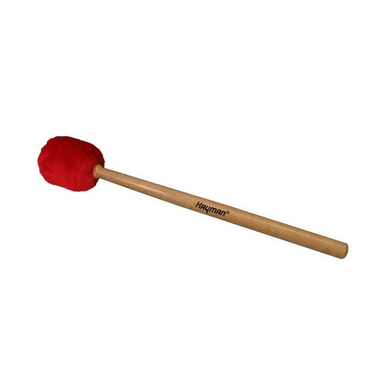 Hayman BDM6 Băț pentru tobă mare, mâner din arțar 400 mm, cap 70 mm, roșu