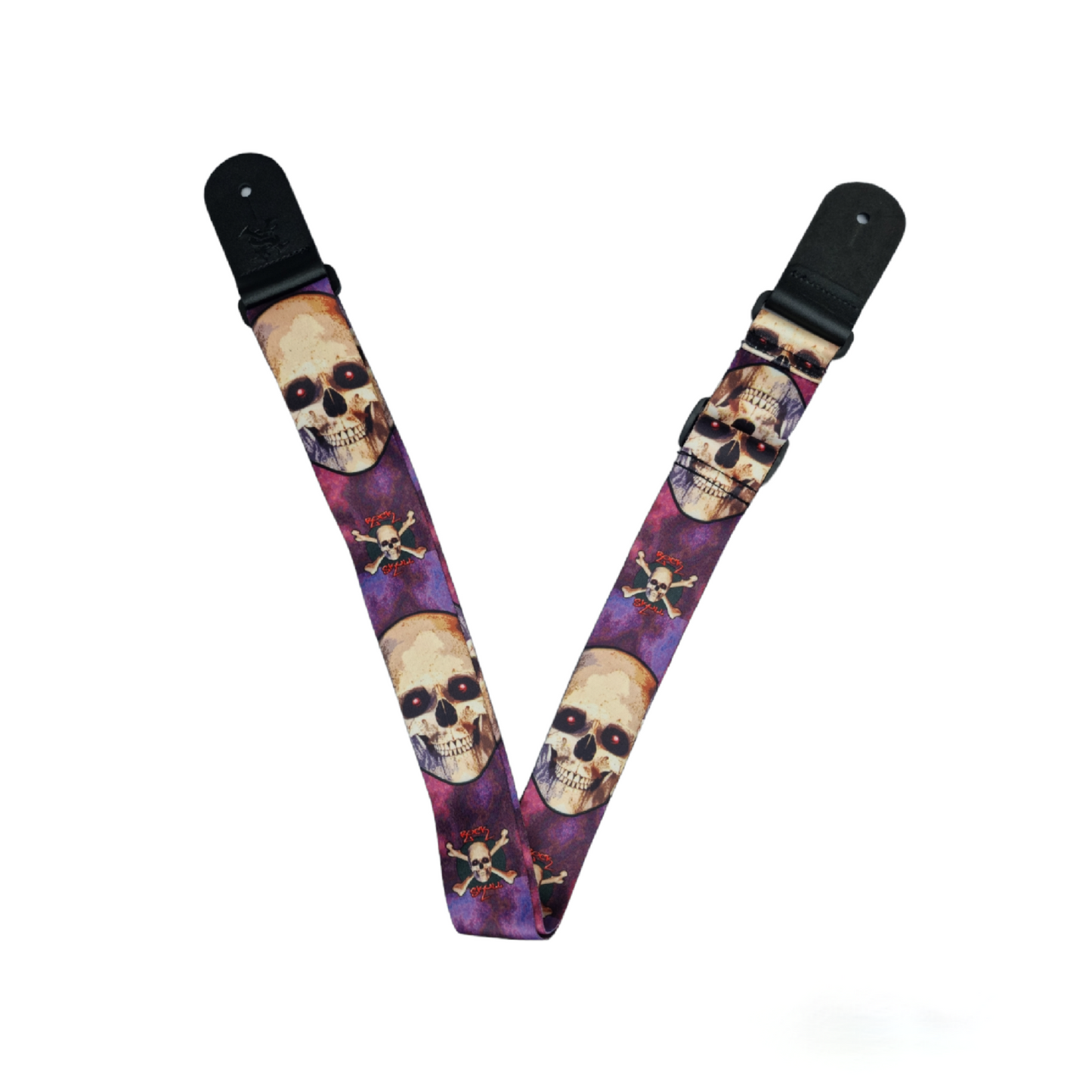 SX GSP2SK Curea chitară, lighting skull