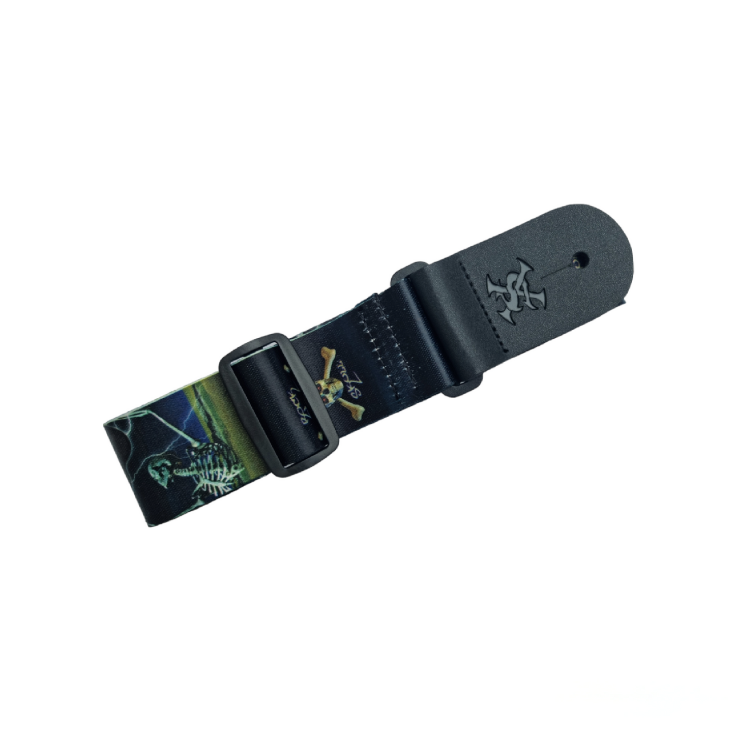 SX GSP2MSK Curea chitară, moon skull