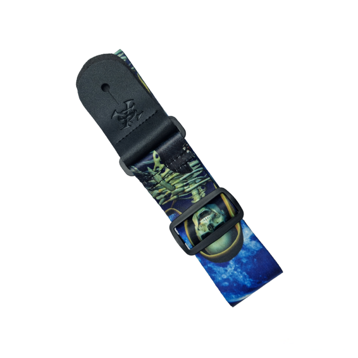 SX GSP2MSK Curea chitară, moon skull