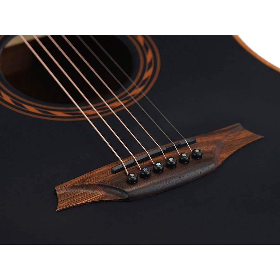 Bromo BAT9MEBK Chitară electro-acustică, negru