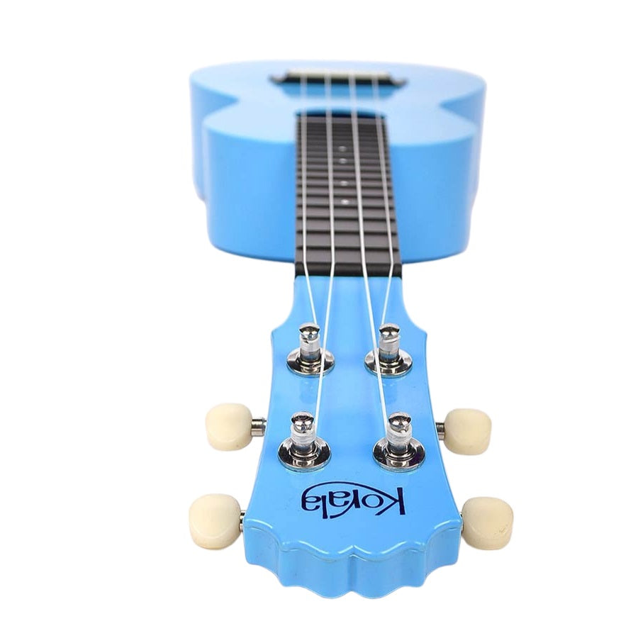 Korala PUC20LBU – Ukulele concert din policarbonat, albastru deschis, spate cu camere acustice