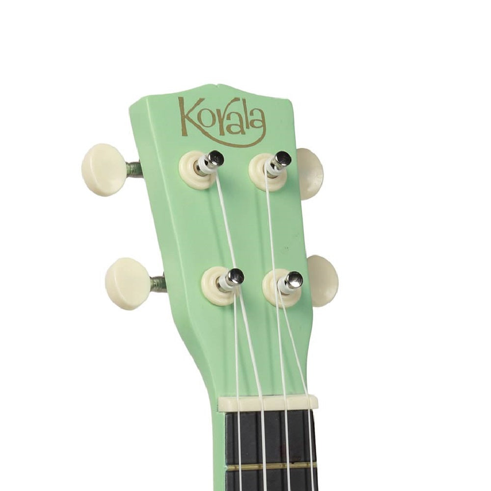 Korala UKS15GN – Set ukulele sopran, 3 pene, verde mat (fără husă)