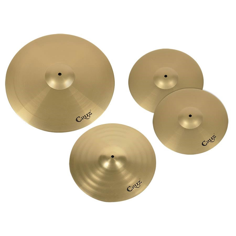Cruz BSET141620 set cinele, hi-hat 14", crash 16", ride 20"