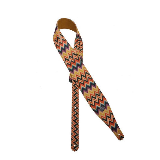 Gaucho GST24006 Curea chitară dungi disco zigzag