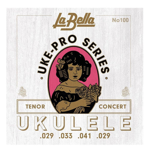 La Bella L100 Set 4 corzi ukulele concert/tenor Uke Pro